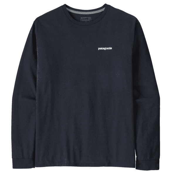 Koszulka z długim rękawem Patagonia Long-Sleeved P-6 Logo Responsibili-Tee Men New Navy