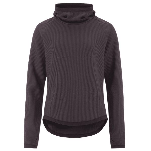 Koszulka z długim rękawem Craft Grid Hood Women DK PLUM