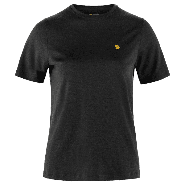 Koszulka z krótkim rękawem Fjällräven Bergtagen Merino 190 SS Women Black