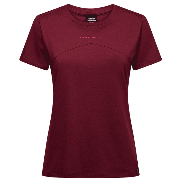 Koszulka z krótkim rękawem La Sportiva ROOF T-SHIRT Women Redwood/Azalea