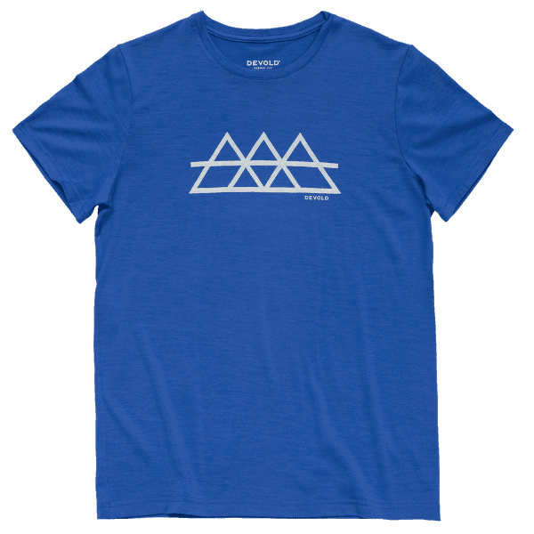 Koszulka z krótkim rękawem Devold Classic Triple Tee Men 250A ROYAL
