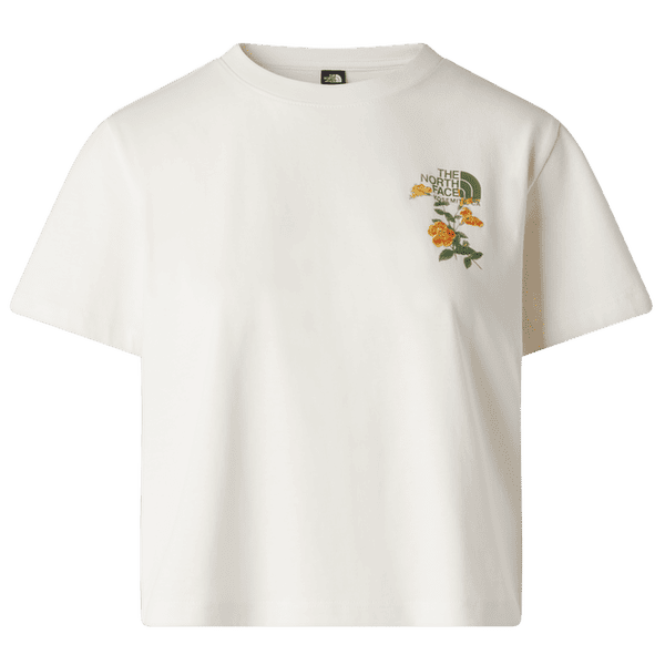 Koszulka z krótkim rękawem The North Face Flora Embro Regular Short Sleeve Tee-Graphic Women WHITE DUNE