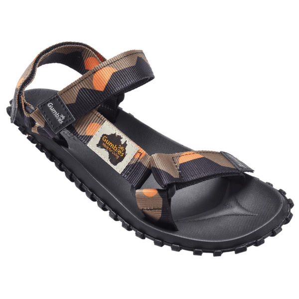 Sandały Gumbies Scrambler Sandal - Khaki & Orange Khaki / Orange