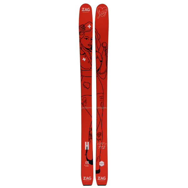 Narty Zag ZAG SKIS H106 EDITION LIMITEE NURSE 2020-2021 RED