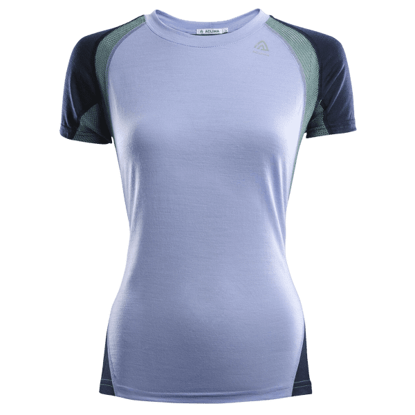 Koszulka z krótkim rękawem Aclima LightWool Sports T-Shirt Women Purple Impr/NavyBlazer/NorthAtlantic