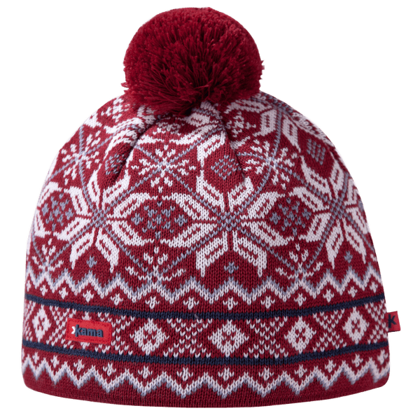 Czapki Kama AW06 Windstopper Knitted Hat red