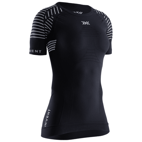 Koszulka z krótkim rękawem X-Bionic Invent® LT Shirt Round Neck SH SL Women Opal Black/Arctic White