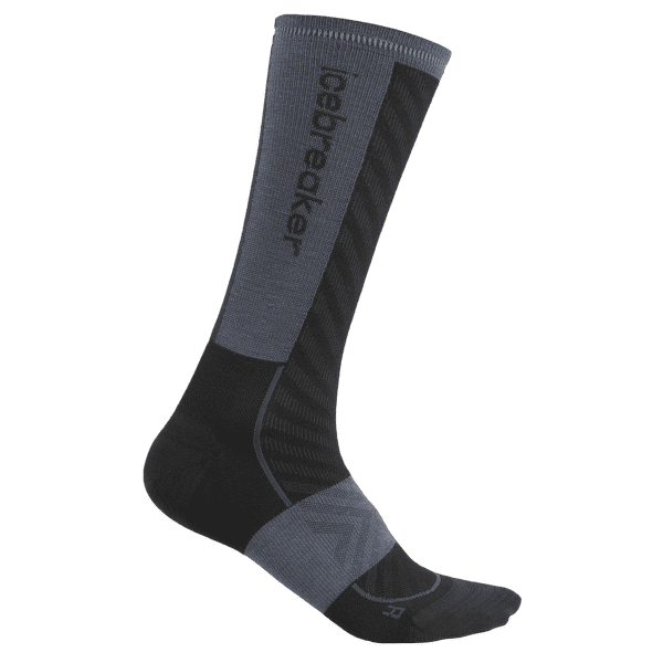 Skarpety Icebreaker Merino Run+Ultralight Crew Women BLACK/GRAPHITE