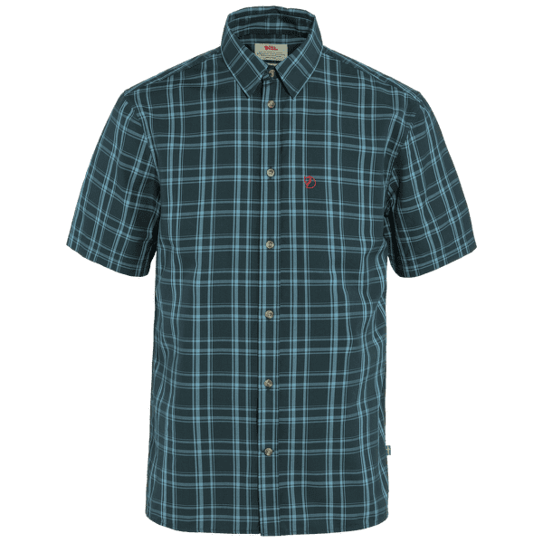 Koszulka z krótkim rękawem Fjällräven Övik Lite Shirt SS Men Dark Navy-Dawn Blue