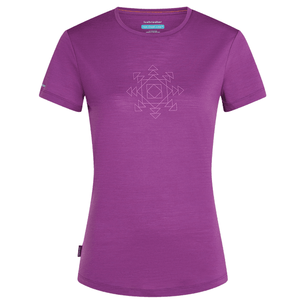 Koszulka z krótkim rękawem Icebreaker Merino Blend 125 Cool-Lite™ Sphere SS Tee Fusion Women PASSION