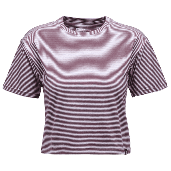 Koszulka z krótkim rękawem Black Diamond BD Stripe SS Tee Women Fig-Soft Lilac