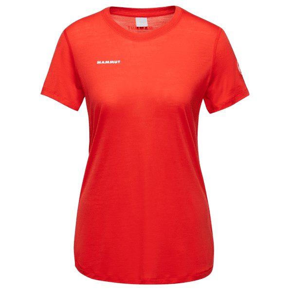 Koszulka z krótkim rękawem Mammut Tree Wool FL T-Shirt Women 3778 mammut red