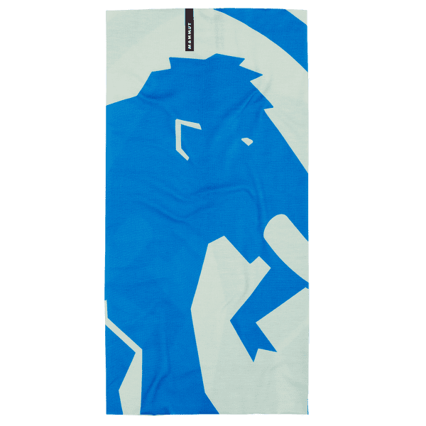 Szalik Mammut Mammut Neck Gaiter Logo 50646 glacier blue-silver sage