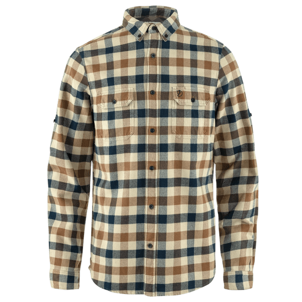 Koszula z długim rękawem Fjällräven Skog Shirt Men Fossil-Dark Navy