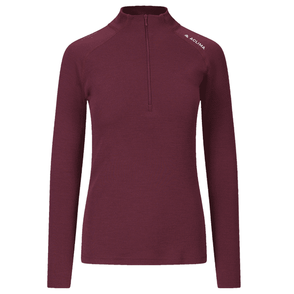 Koszulka z długim rękawem Aclima WarmWool Mock Neck Shirt Women Fig
