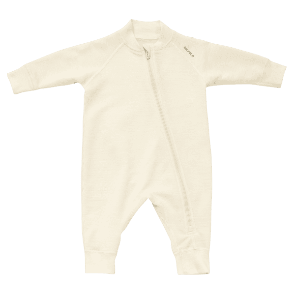 Kombinezon Devold Nibba Merino Playsuit Baby 010A RAW WHITE