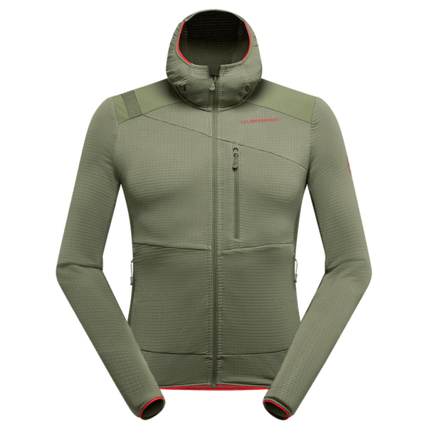 Bluza La Sportiva AEQUILIBRIUM THERMAL HOODY Men Cypress/Mountain Red