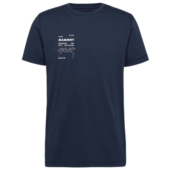 Koszulka z krótkim rękawem Mammut MAMMUT CORE T-SHIRT MEN VERT marine 5118