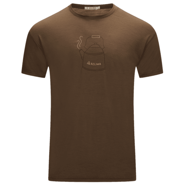 Koszulka z krótkim rękawem Aclima LightWool 140 Classic Tee Kettle Men Dark Earth