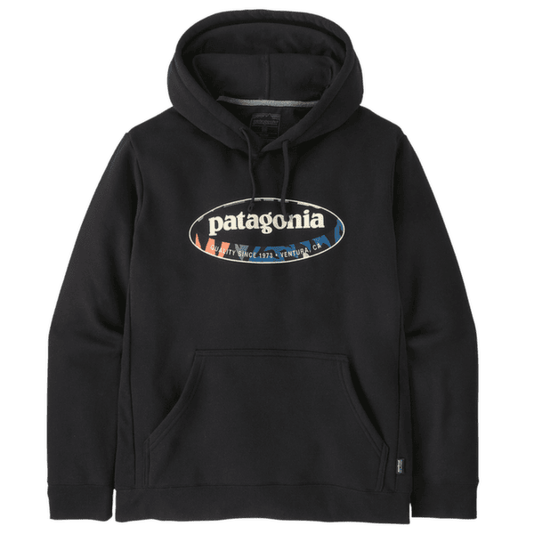 Bluza Patagonia ’95 Oval Logo Uprisal Hoody Men Black: Kaleido