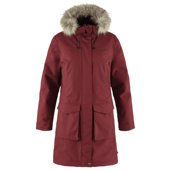 Parka Fjällräven Nuuk Lite Parka Women Bordeaux Red