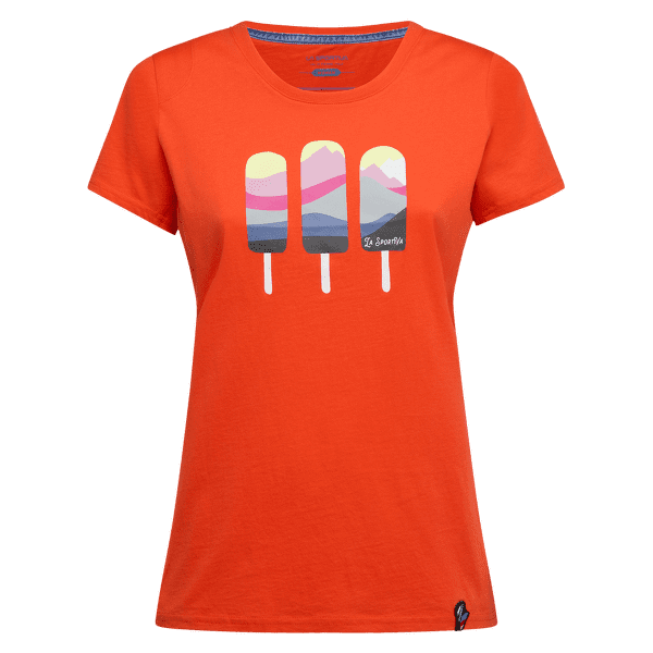 Koszulka z krótkim rękawem La Sportiva ICY MOUNTAINS T-SHIRT Women Cherry Tomato