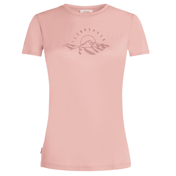 Koszulka z krótkim rękawem Icebreaker Merino 150 Tech Lite SS Tee Sunrise Summit Women BLUSH