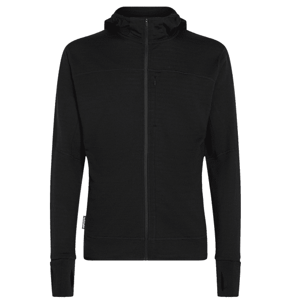 Bluza Icebreaker Merino Blend 300 RealFleece™ Descender LS Zip Men BLACK