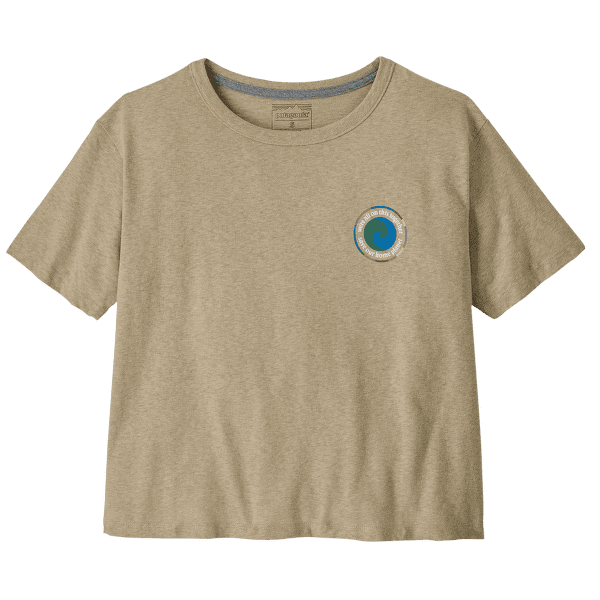 Koszulka z krótkim rękawem Patagonia Unity Fitz Easy Cut Responsibili-Tee Women Pumice