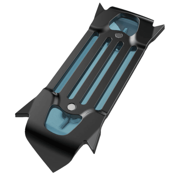 ND Blue Ice Harfang Steel Middle Rail Black