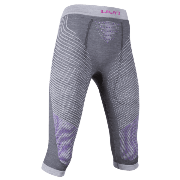 Legginsy 3/4 UYN UYN LADY FUSYON UW PANTS MEDIUM Anthracite/Purple/Pink