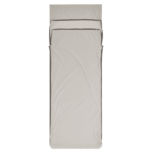 Wkładka do śpiwora Sea to Summit Silk Blend Sleeping Bag Liner - Rectangular w/ Pillow Sleeve Moonstruck Grey