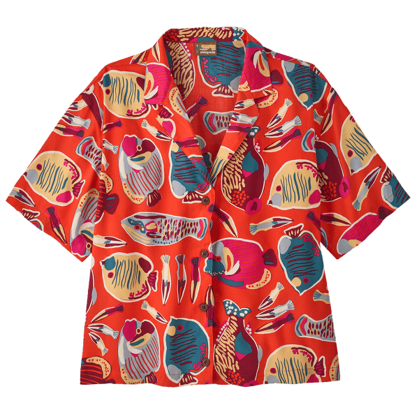 Koszulka z krótkim rękawem Patagonia Tidal Threads Shirt Wrasse: Pollinator Orange