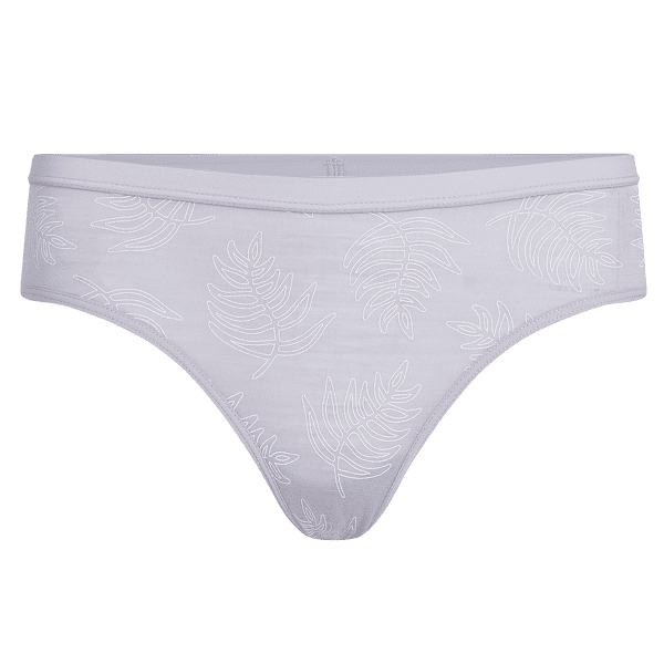 Majtki Icebreaker Merino 150 Siren Hipkini Fresh Ferns AOP Women GREY QUARTZ/SNOW/AOP