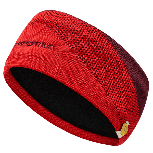 Opaska na głowę La Sportiva KNITTY HEADBAND Redwood/Mountain Red