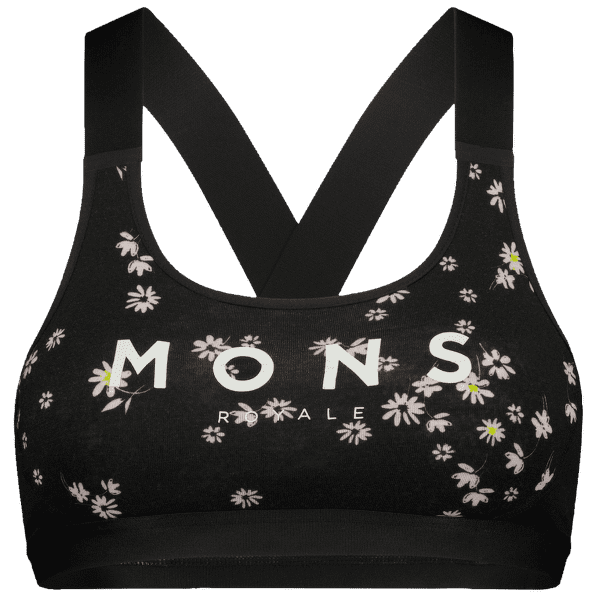 Biustonosz Mons Royale Stela X-Back Bra Women Black Daisy