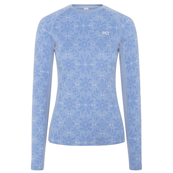 Koszulka z długim rękawem Kari Traa Edith Long Sleeve IRIS/PASTEL LIGHT BLUE