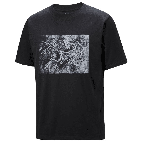 Koszulka z krótkim rękawem Arcteryx Kragg Cotton Lithographica SS Men Black