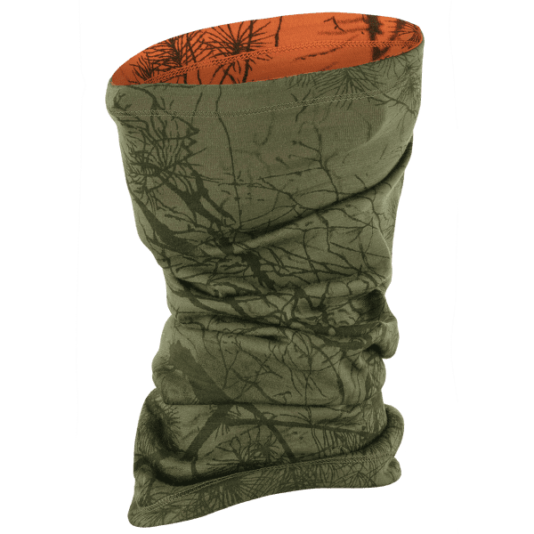 Szalik Fjällräven Lappland Neck Gaiter Green Camo-Orange Multi Camo