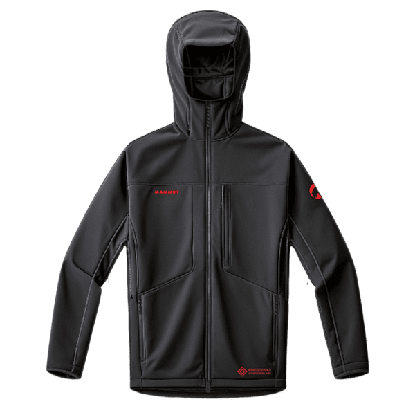 Bunda Mammut Ultimate VIII SO Hooded Jacket Men 25 Years black 0001