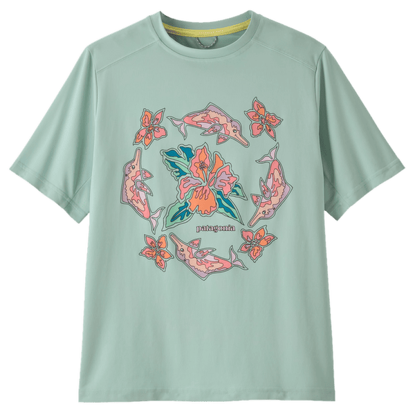Koszulka z krótkim rękawem Patagonia Capilene® Silkweight T-Shirt Kid Riverbloom: Thin Ice