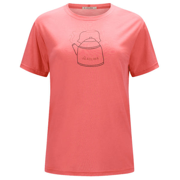 Koszulka z krótkim rękawem Aclima LightWool 140 Classic Tee Kettle Women Sun Kissed Coral