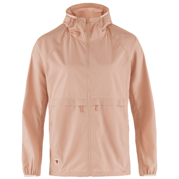 Bunda Fjällräven HIGH COAST WIND HOODIE WOMEN Chalk Rose