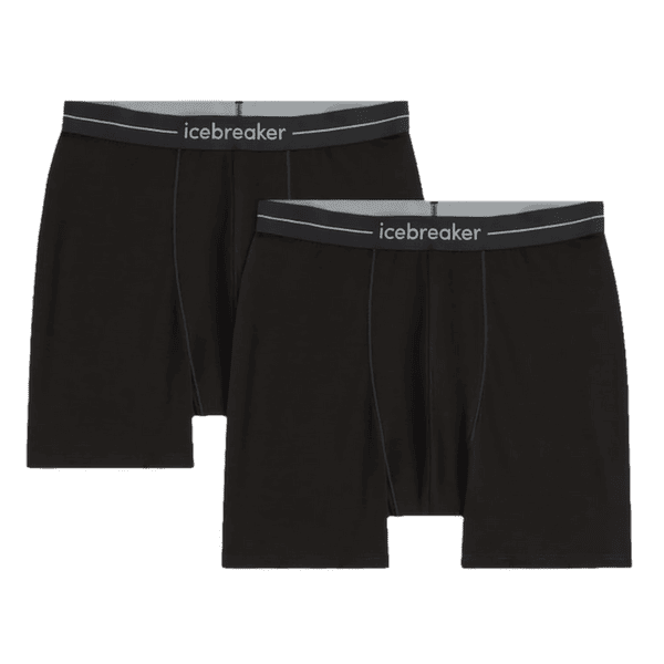 Bokserki Icebreaker Merino 150 Anatomica Boxers Men BLACK