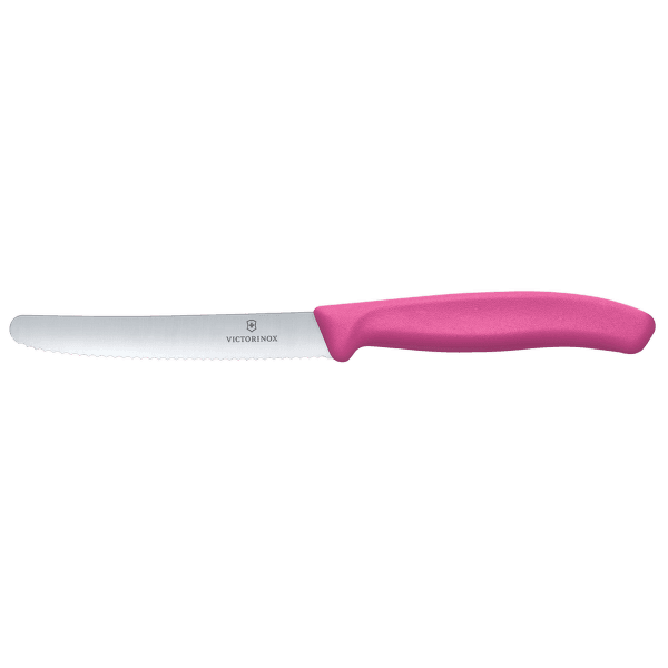 Nóż Victorinox Tomato knife Swiss Classic, wavy, pink, 11 cm Pink