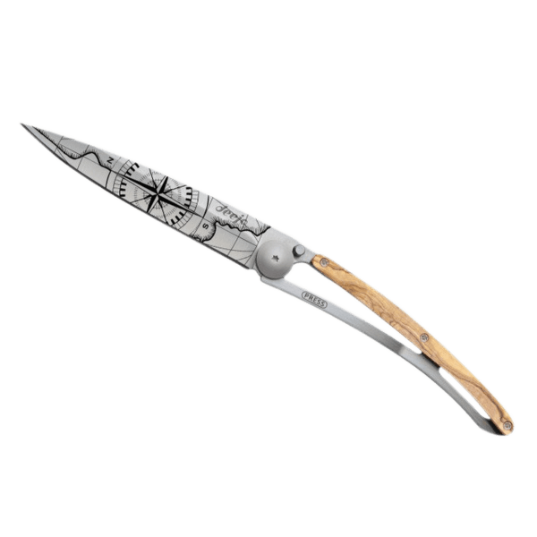 Nóż Deejo Tattoo Olive Wood