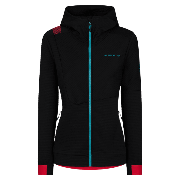 Bluza La Sportiva MOOD HOODY Women Black/Hibiscus