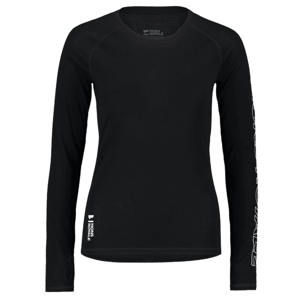 Koszulka z długim rękawem Mons Royale Bella Merino Air-Con LS Women Black