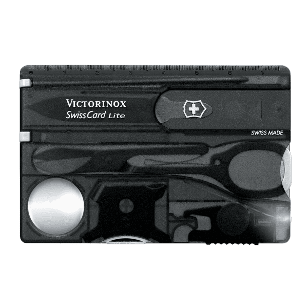 Nóż Victorinox SwissCard Lite, black translucent