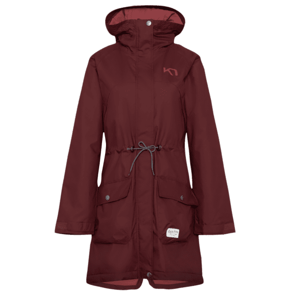 Płaszcz Kari Traa Tesdal Parka Women BURGUNDY RED